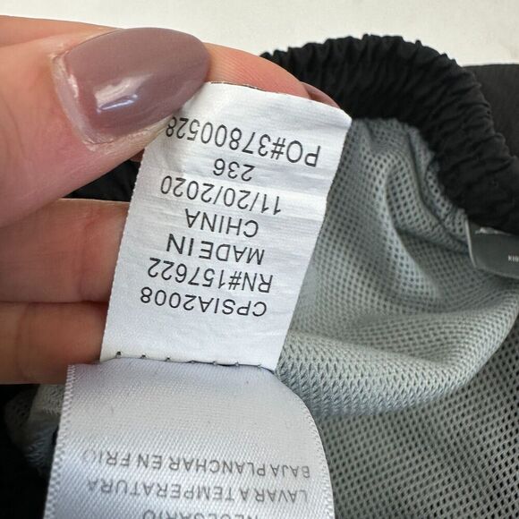 Eddie Bauer Black Mesh Lined Elastic Waist Shorts Drawstring Trunks XL 18/20 - Picture 10 of 11